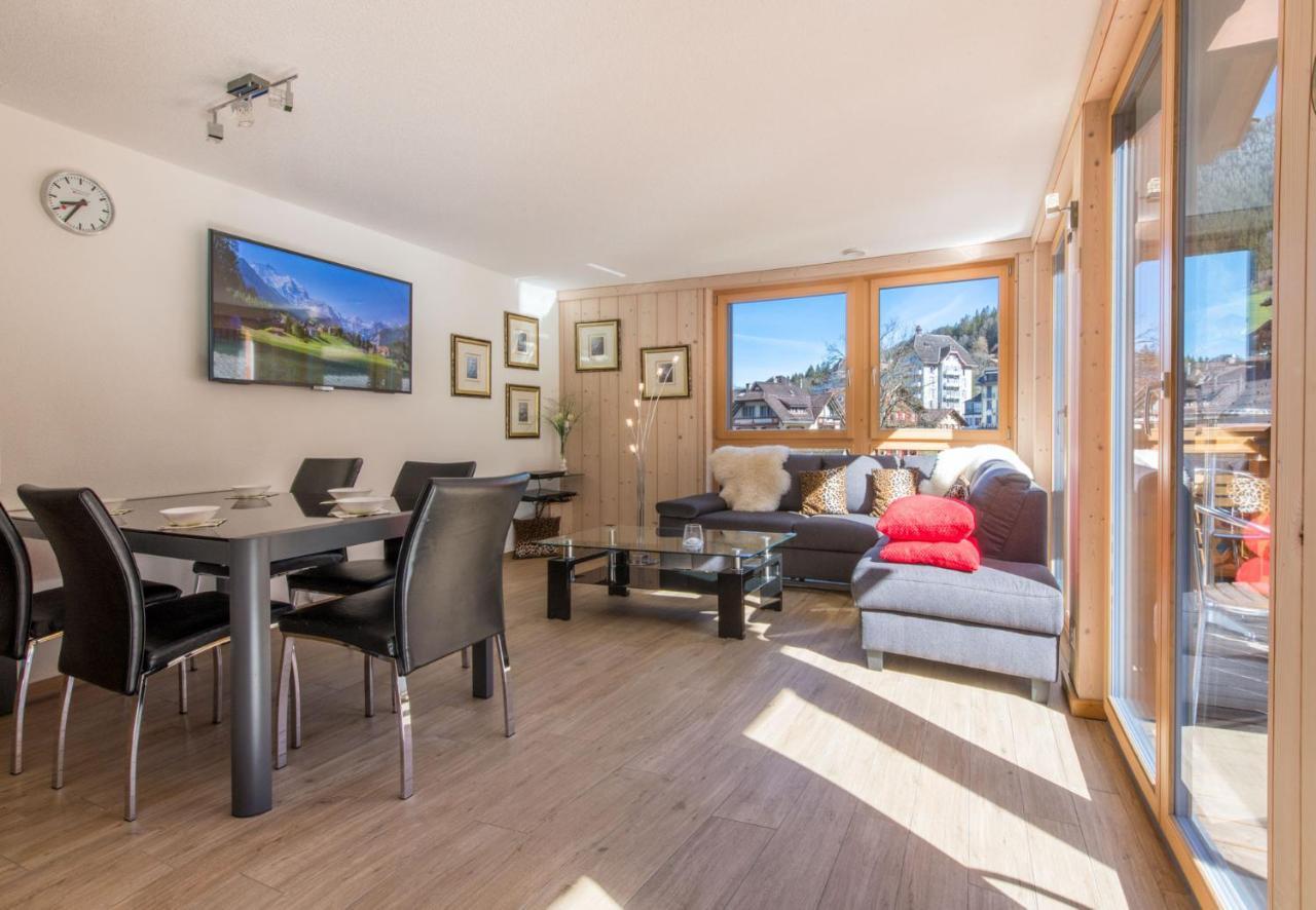Chalet Belmont Wengen Esterno foto